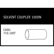 Marley Solvent Joint Coupler 100DN - 710.100T